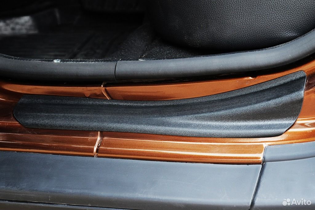 Накладки на внутренние пороги Renault Duster I (4