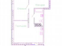 2-к квартира, 52 м², 8/12 эт.