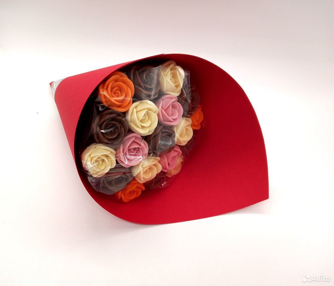 Букет из Шоколадных роз ручной работы купить на Зозу.ру - фотография № 2