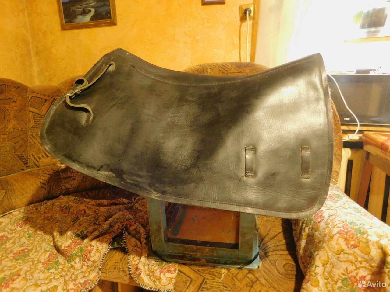 Кожаное седло купить на Зозу.ру - фотография № 2
