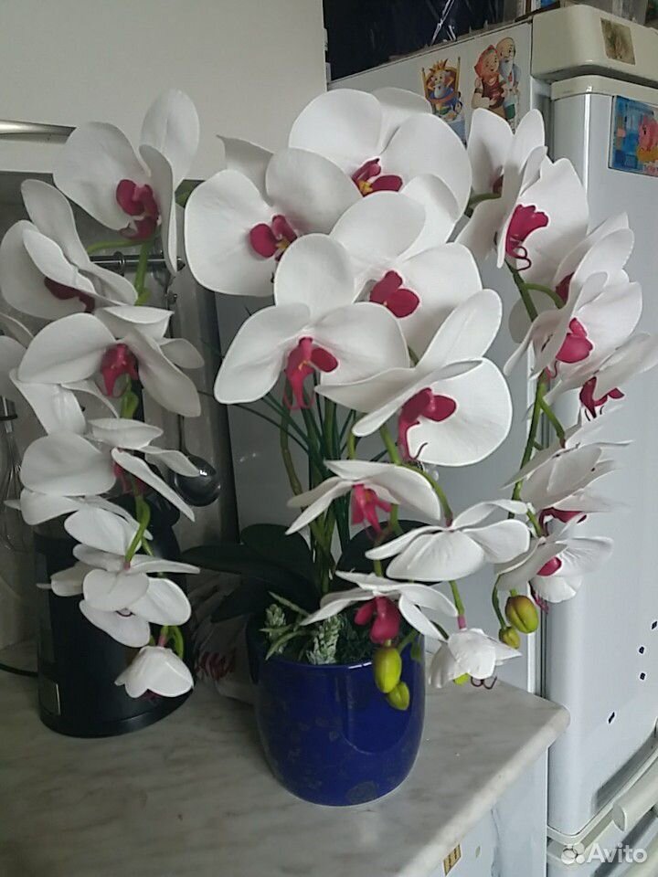 Имитация Орхидеи, латекс, эко-силикон купить на Зозу.ру - фотография № 6