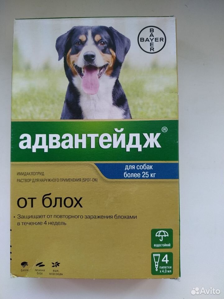 Капли от блох для собак bayer GL адвантейдж купить на Зозу.ру - фотография № 1