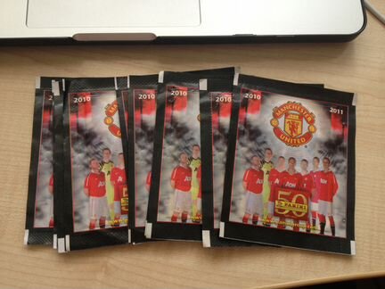Panini Manchester United 2010-2011 10 пакетиков