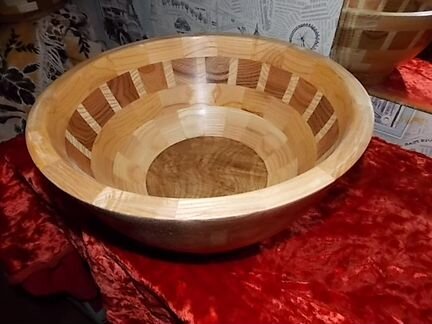 Деревянная сегментная посуда