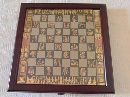 Шахматы подарочные Египетские боги Магнитные