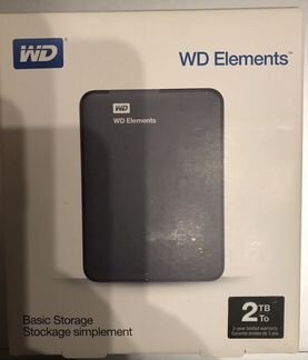 Внешний HDD WD 2 Tb. Новый