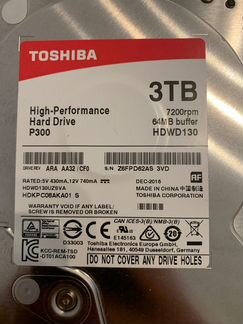 Жесткие диски HDD Toshiba P300 3тб