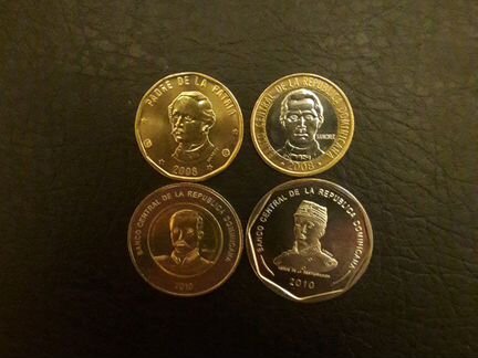 Монеты Доминиканской Республики