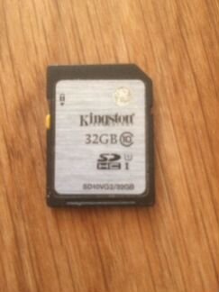 Kingston sdhc 32 гб (SD10VG2/32GB)