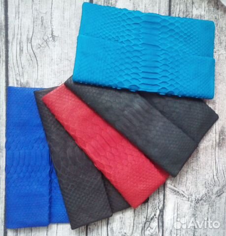 Клатч из натуральной кожи питона