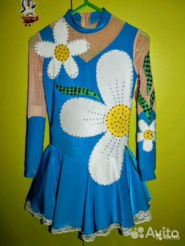 Платье для фигурного катания 110-116см