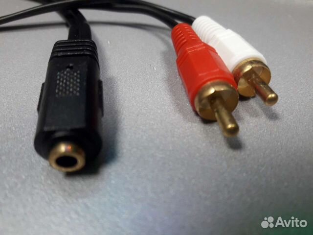 Переходник 2RCA - гнездо 3.5