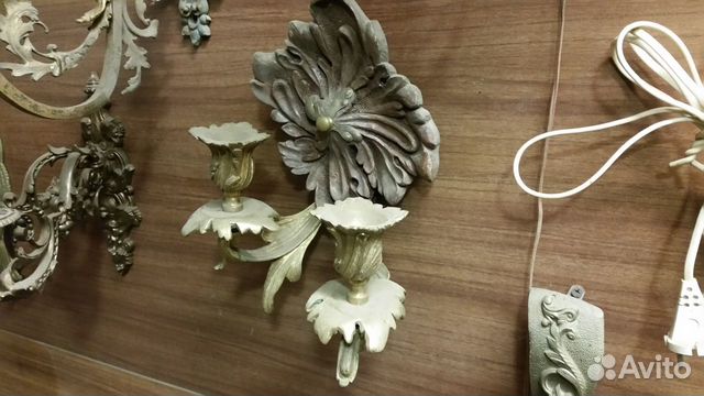 Канделябры бронзовые старинные