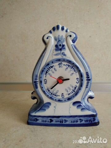 Гжель Часы настольные 