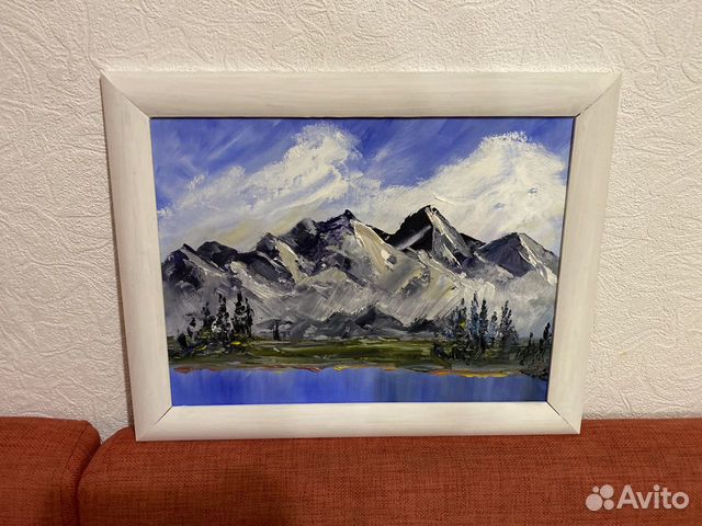 Картина маслом горы
