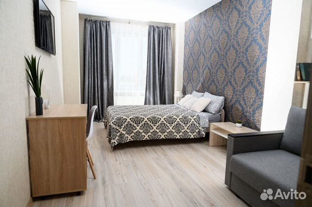 

1-к. квартира, 40 м², 2 кровати