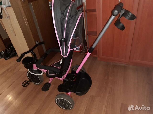 Детский велосипед бу с ручкой