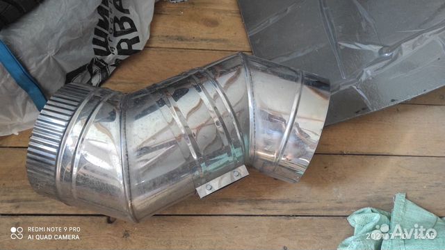 Колено сэндвич трубы дымохода