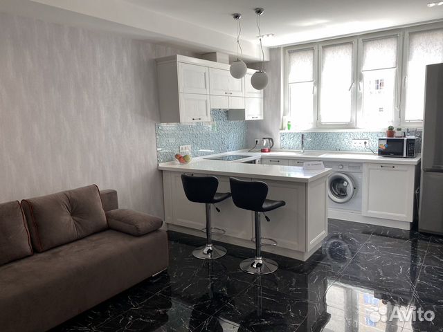 

1-к. квартира, 52 м², 2 кровати