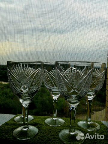 Хрустальные фужеры СССР