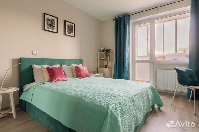 

1-к. квартира, 40 м², 2 кровати