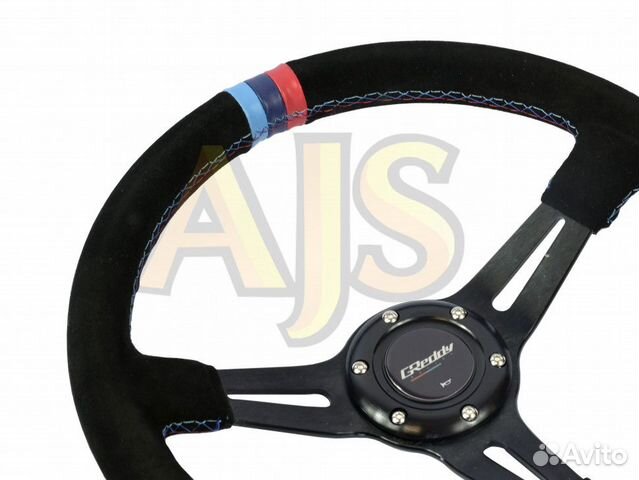 Руль спортивный Greddy с выносом замша