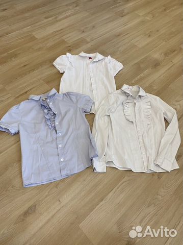 Блузки школьные 140