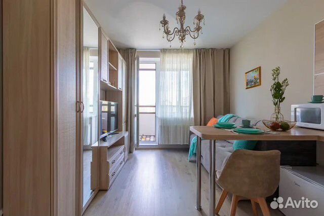 

Квартира-студия, 24 м², 2 кровати