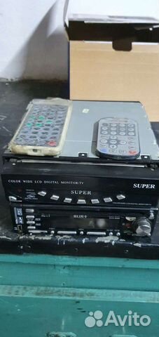 Магнитола с выдвижным экраном