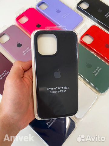 Чехол на iPhone 13 Pro Max (Закрытый низ) Чёрный
