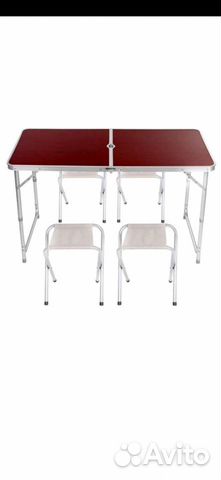 Туристический стол + 2 или + 4 стула