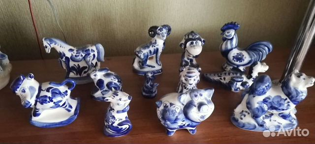 Фарфоровые статуэтки гжель