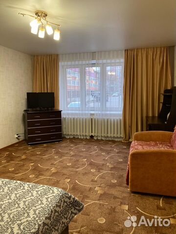 

1-к. квартира, 42 м², 2 кровати