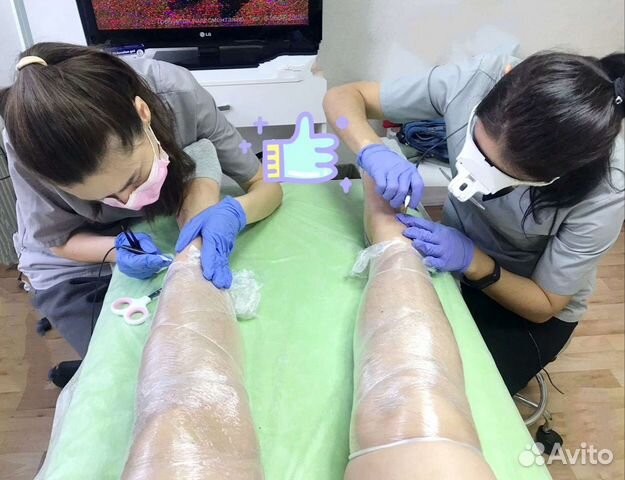 Электроэпиляция апилус в 4 руки