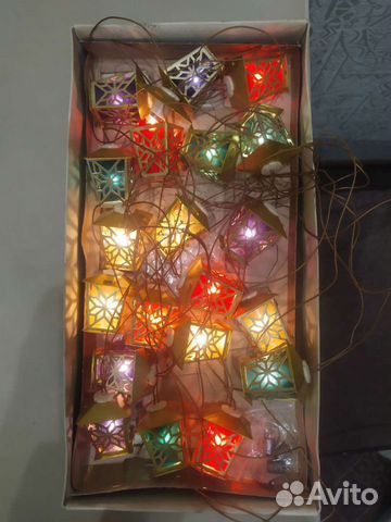 Гирлянда Золотой фонарик СССР в родной коробке