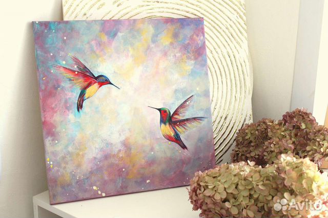 Картина акрилом современная интерьерная 