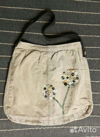 Сумка вельветовая