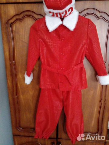 Костюм детский новогодний на мальчика 7-8 лет, б/у