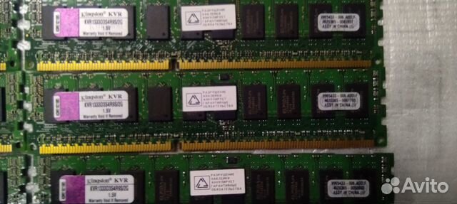 Серверная память Kingston KVR1333D3S4R9S/2G 6шт