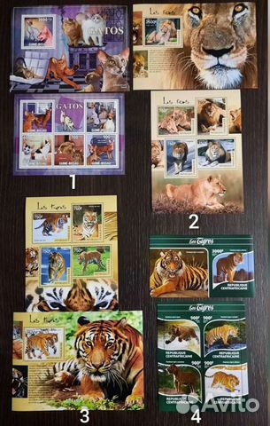 Коллекция фауна Кошки (чистые )