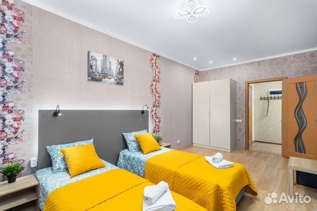 

1-к. квартира, 41 м², 3 кровати