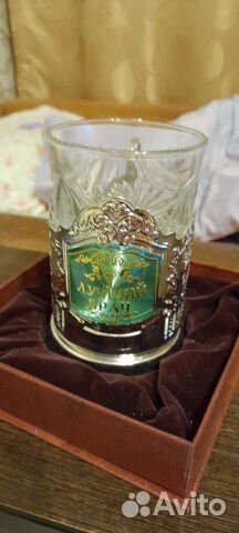 Коллекционный стакан с подстаканником