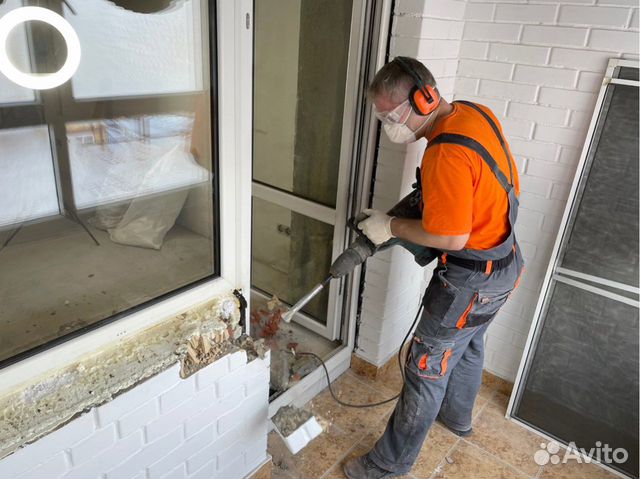 Демонтаж стен без пыли / Снос / Демонтажные работы