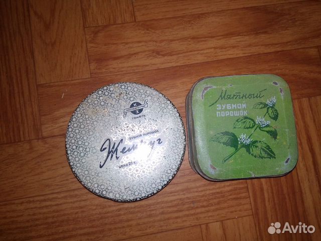 Коробка от зубного порошка СССР