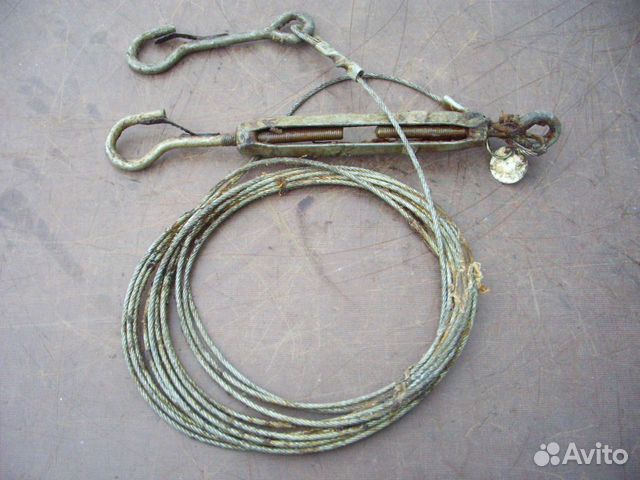 Радиостанция Р-140. Оттяжка мачты 1-ого яруса