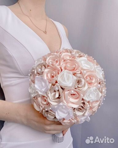 Свадебный брошь букет, букет-дублер