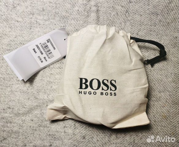 Новый кожаный ремень Hugo Boss оригинальный