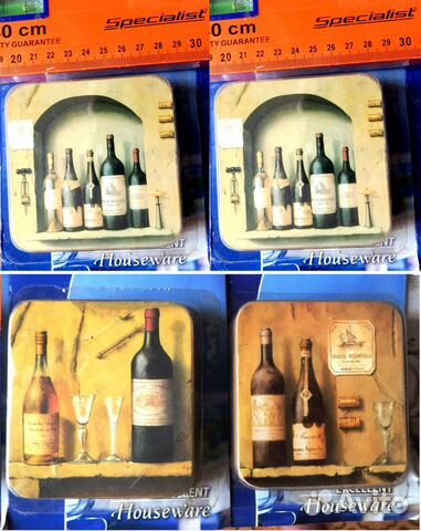 Подставки для напитков «Картинки вин» / New