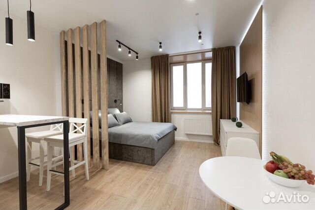 

Квартира-студия, 28 м², 1 кровать