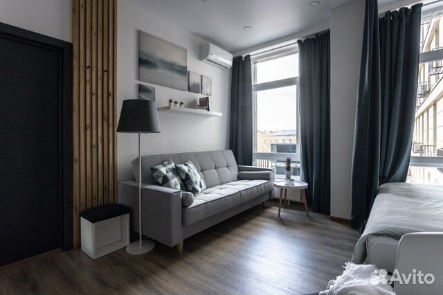 

Квартира-студия, 25 м², 2 кровати